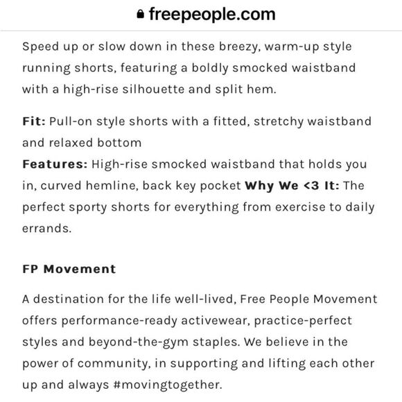 NWT Free People High Rise The Way Home Short Smocked Waistband Printed SZ Small - Picture 14 of 15